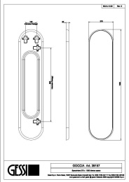 Зеркало Gessi Goccia (39157#520) белый
