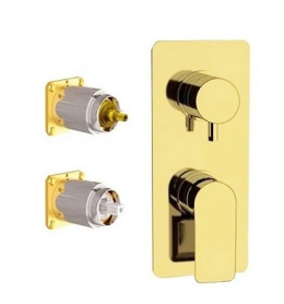 Remer Infinity I92KBBG Смеситель для ванны - внешняя часть (золото шлифованное)