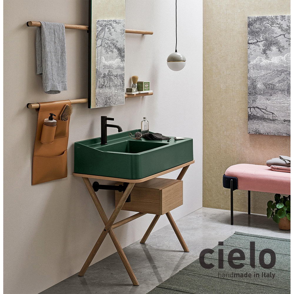 Ceramica CIELO Siwa SWSTE RN - Консоль для раковины, деревянная (Rovere Naturale - Дуб)