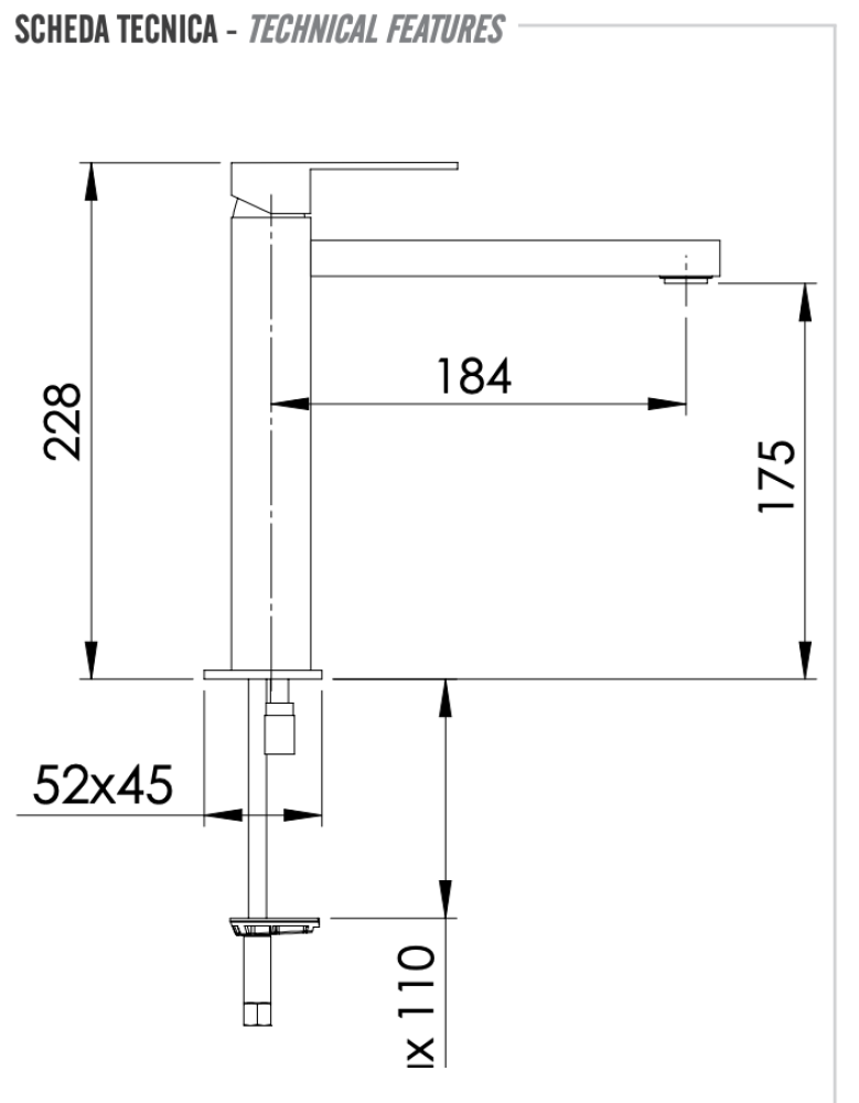 Фото Смеситель для раковины Remer Q-Design QD11L
