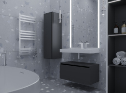Armadi Art Flat 897-080-A glossy Ящик под столешницу 80см АНТРАЦИТ глянец VALLESSI UNO-S