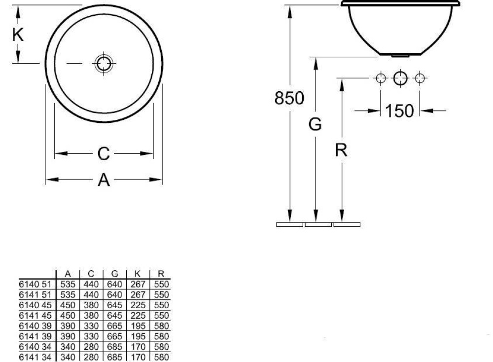 Фото Раковина встраиваемая 614045R2 VILLEROY&BOCH Loop Friends