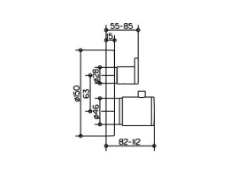 Фото Термостатический смеситель Keuco Edition 300 53073010181, хром