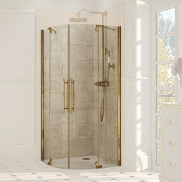 Душевой уголок Huppe Studio victorian SV0801, 90 х 90 см, стекло прозрачное