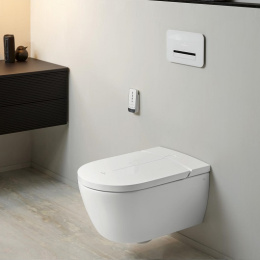 Унитаз подвесной Villeroy & Boch ViClean-I V0E200R1 с функцией биде, альпийский белый CeramicPlus