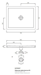 Фото Cielo Sessanta PD67290 Душевой керамический поддон