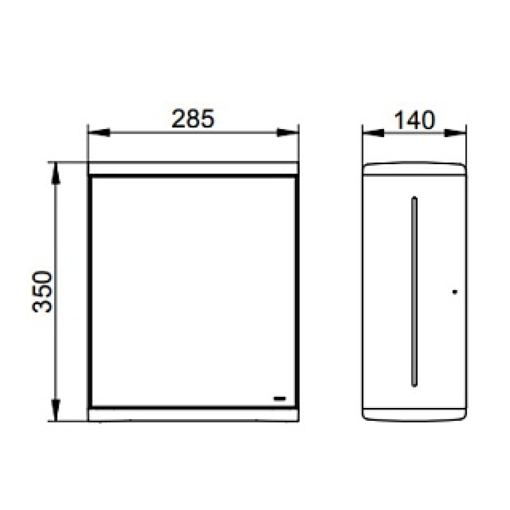 Фото Дозатор бумажных полотенец Keuco Collection Moll 12785010201, серебристый, антрацит (темно-серый)