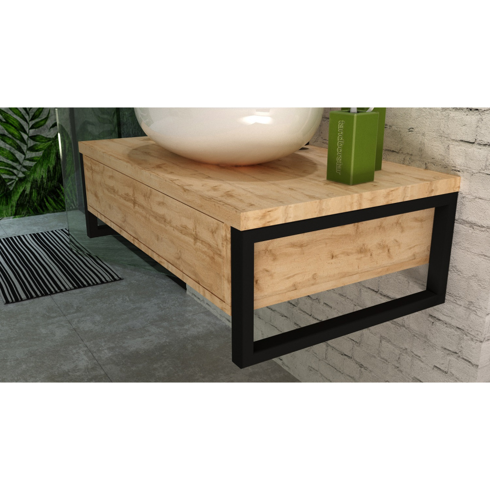 1Marka У85844 Тумба GRUNGE LOFT 100П 1в.я Дуб Вотан