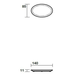 Фото Kerasan Nolita 922131 Мыльница настольная, цвет: черный матовый