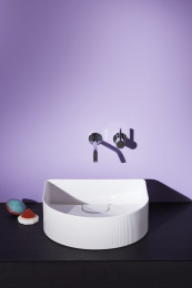 Фото Раковина Laufen Sonar 8.1234.3.000.112.1 41 х 36.5 х 14 см, с текстурой, белый