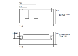 Фото Тумба под раковину 120 см Kerasan Inka 911102