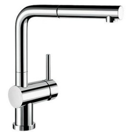 Фото Blanco Linus 514023 Смеситель для кухни, съемный для установки перед окном, выдвижной излив