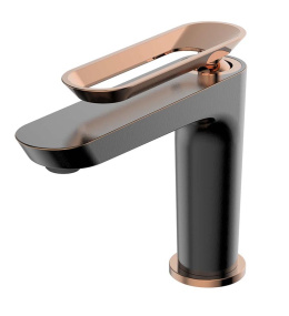 Смеситель Bien Hermes BL11009401, для раковины, ORB/розовое золото