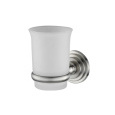 Стакан стеклянный с держателем WasserKRAFT Ammer 7028