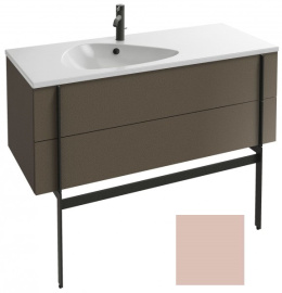 Тумба под раковину Jacob Delafon Nouvelle Vague 120 см, EB3035-G97, 2 ящика, цвет - бежевый глянцевы