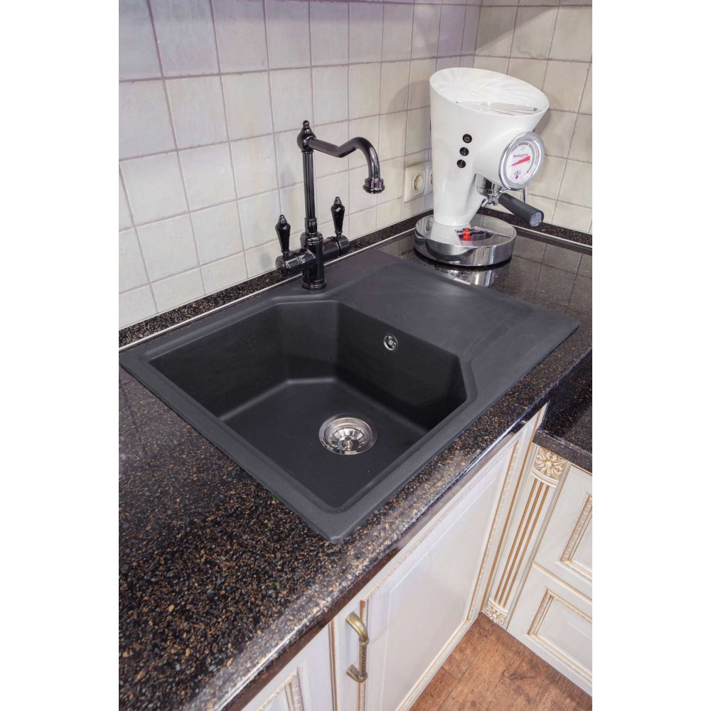 Кухонная мойка Omoikiri Yonaka 78-LB-BL Artgranit (4993341) черный