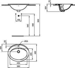 Фото Раковина Ideal Standard SIMPLICITY E874901