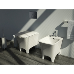 Биде напольное ArtCeram Cow (CWB002 01 00) белый