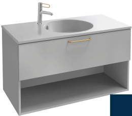 Тумба под раковину Jacob Delafon Odeon Rive Gauche 90 см, EB2553-RX-M88, цвет морской синий матовый,