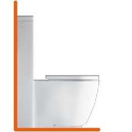 Унитаз напольный Hatria Fusion (Y0U701)