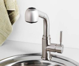 Фото Смеситель для кухни WasserKRAFT Wern 4266 Хром матовый