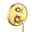 AXOR Montreux 16801250 Термостатический смеситель для душа (шлифованное золото)