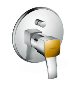 Смеситель для ванны 31345090 Hansgrohe Metropol Classic (хром, золото)