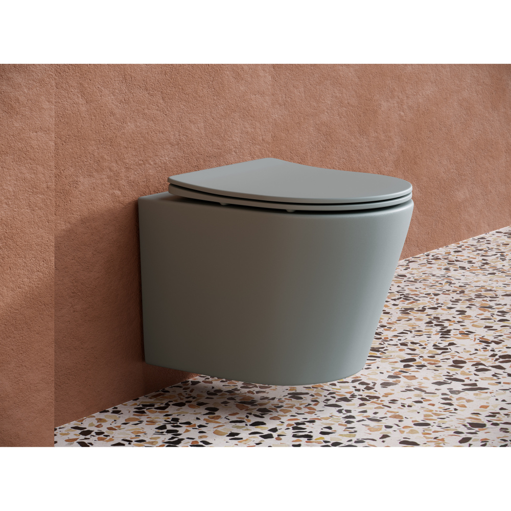Подвесной унитаз Ceramica Nova Balearica CN6000MH Rimless с сидением