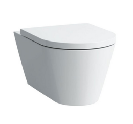 Инсталляция Laufen с безободковым унитазом Laufen Kartell Rimless 8.2033.6.000.000.1, сиденье микрол