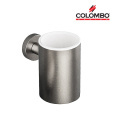 Настенный стакан для зубных щеток Colombo PLUS W4902.HPS1 (нержавеющая сталь)
