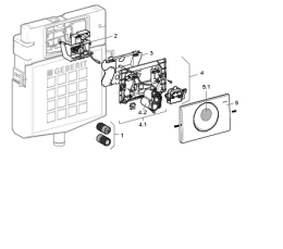 Geberit HyTronic 115.891.00.1 Накладная панель для смывного бачка, инфракрасная электроника