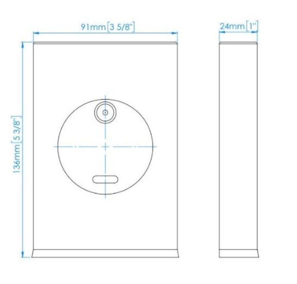 Фото Диспенсер для гигиенических салфеток Mediclinics Medinox AI0920C