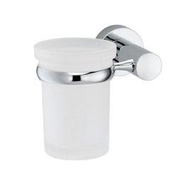 Стакан стеклянный с держателем WasserKRAFT Donau 9428