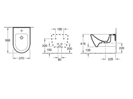 Villeroy&Boch Verity Design 2.0 74950001 Подвесное биде с переливом