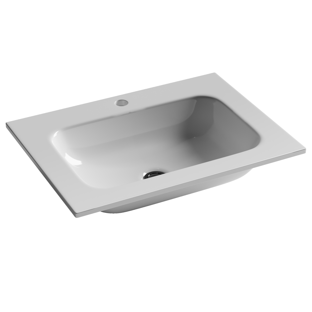 Умывальник накладной Ceramica Nova Element CN7011 прямоугольный 610*457*137мм