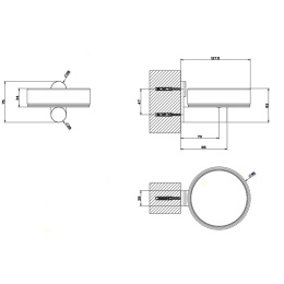 Мыльница Gessi Gessi316 (54701#239) сталь матовая