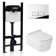 KIT VSCR 5486 Slim P3 Комплект инсталляции 4 в 1, WINNER S BLOCK VS0853202, унитаз MEG11PRO 5486, кр