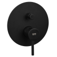 Смеситель для душа Remer X Style X09LNO, чёрный матовый