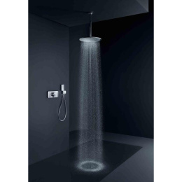 Верхний душ Axor ShowerSolutions 26035820, 35,5x35,5 см, 1 режим струи, с держателем, шлифованный ни