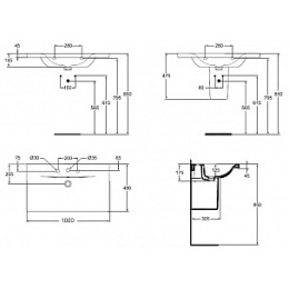 Ideal Standard Connect New светлый дуб 100