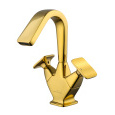 Смеситель для раковины высокий Wonzon&Woghand Shakespeare (WW-651103-DG) Золото