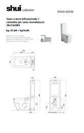 Фото Cielo SHUI SHVA+SHCM унитаз напольный в комплекте с бачком и сидением (цвет: белый)