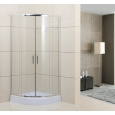 Душевой уголок BelBagno Uno-195, UNO-195-R-2-100-C-Cr, 100 х 100 х 195 см, профиль хром