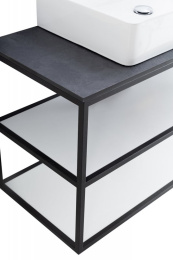 Вставка в дно металлического каркаса под раковину CEZARES CADRO-100-MENS-NERO