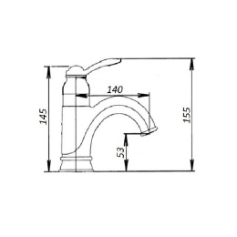 Magliezza Grosso Bianco 50138-cr смеситель для раковины (хром)