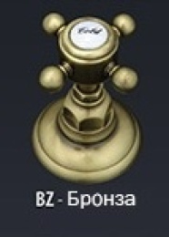 Фото Смеситель Nicolazzi Monterosa 1803BZ32 для ванны и душа, бронза, ручки Swarovski