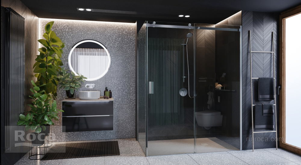 Душевое ограждение Roca Area (MP05L6012M) хром