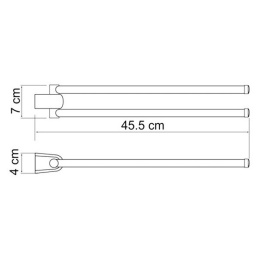 Полотенцедержатель WasserKRAFT Berkel 6831
