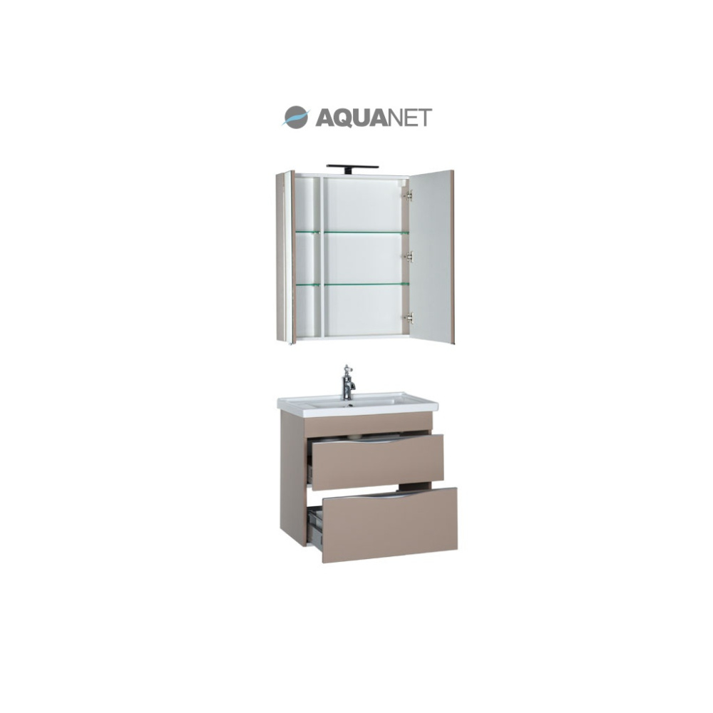 Мебель для ванной Aquanet Эвора 70 капучино