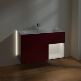 Villeroy Boch Finion G040GFHB Тумба под раковину 996х498 мм (glossy white/peony matt)